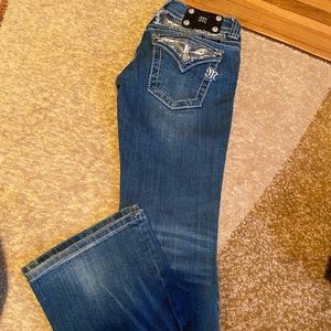 Like new!!! Miss Me bootcut jeans
